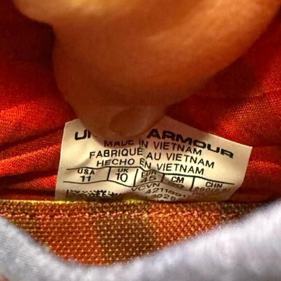 Under Armour Spotlight Lux MC LE USA Stars Men Sz 11 Football Cleats 3025366-100 - Picture 10 of 10